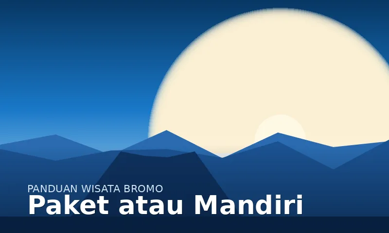 Pilihan cara wisata ke Bromo: ikut paket atau mandiri